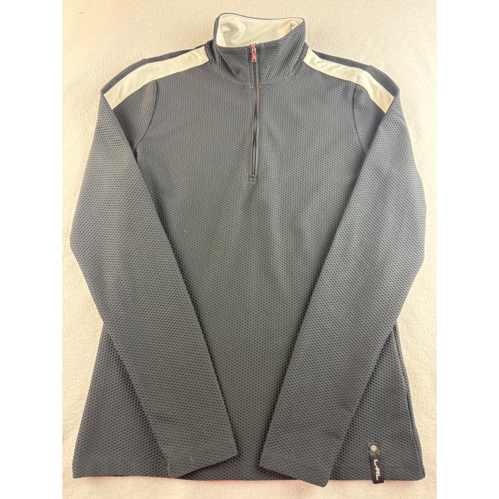 Lauren Active Ralph Lauren Pullover Top‎ Women's Medium Gray Quarter Zip